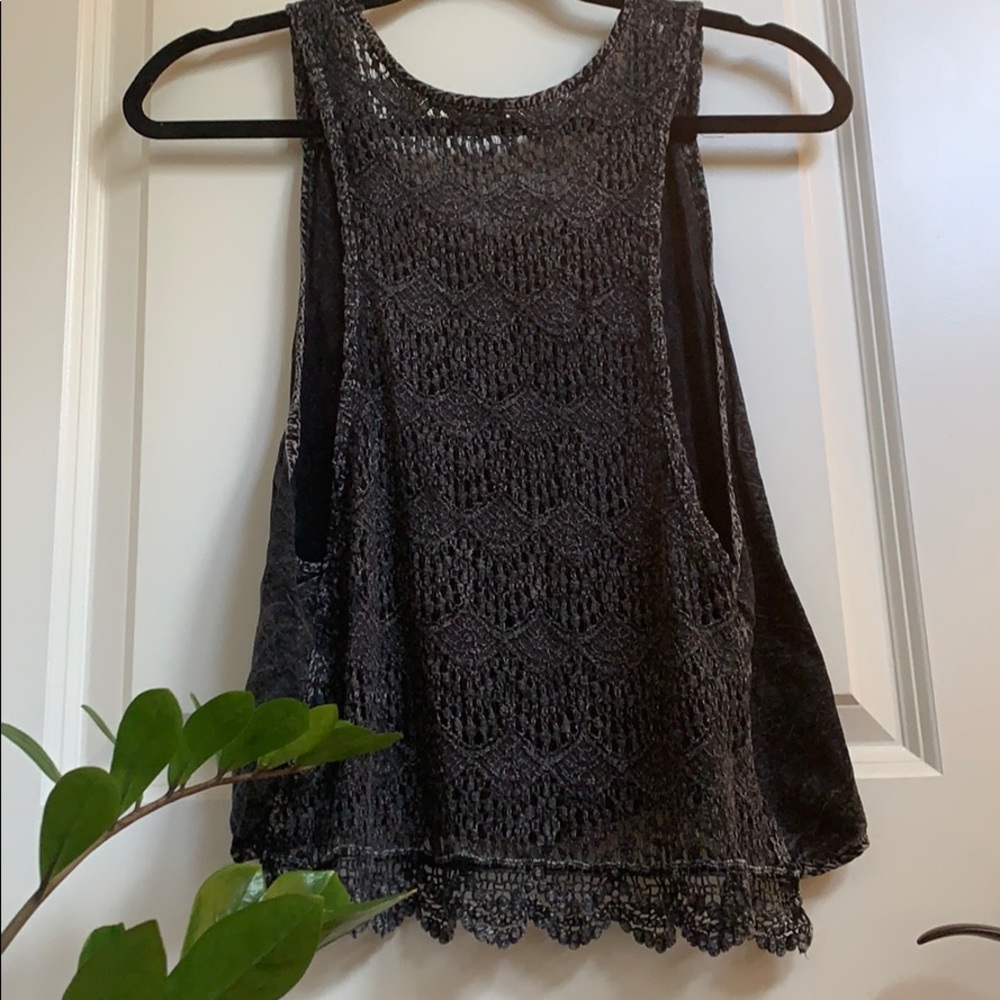 Crochet Back Tank